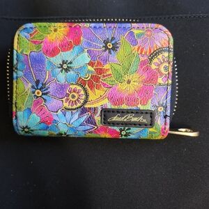 Ed Hardy Multicolor Floral Wallet